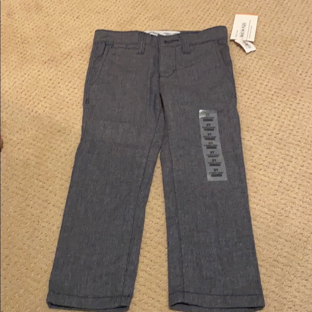 Indigo fabric pants